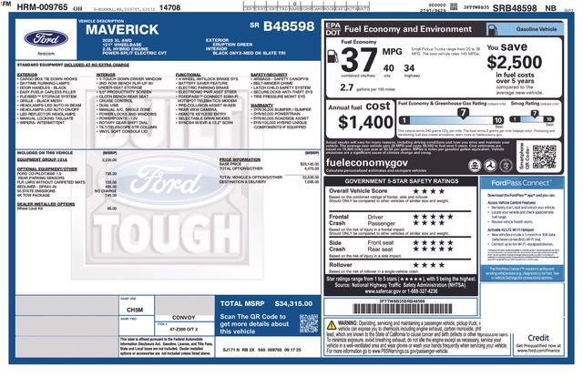 2025 Ford Maverick XL