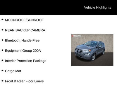 2019 Ford EcoSport SE