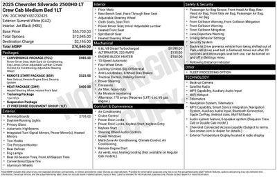 2025 Chevrolet Silverado 2500 HD LT