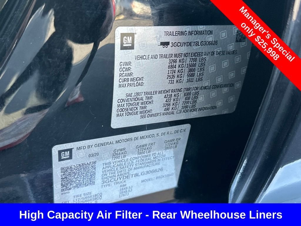 2020 Chevrolet Silverado 1500 LT