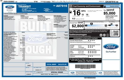 2016 Ford Transit Wagon XL