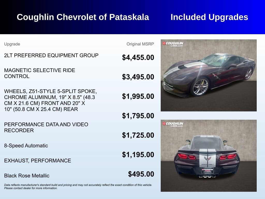 2017 Chevrolet Corvette Stingray 2LT