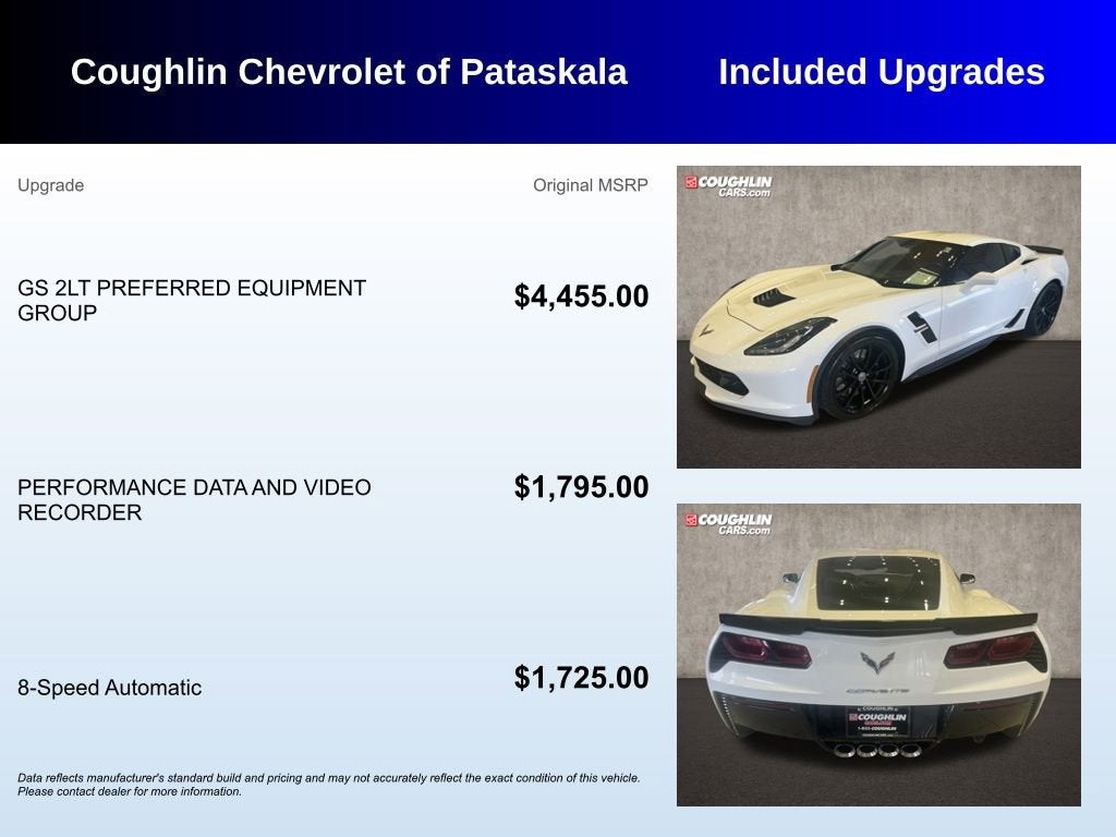 2017 Chevrolet Corvette Grand Sport Grand Sport 2LT