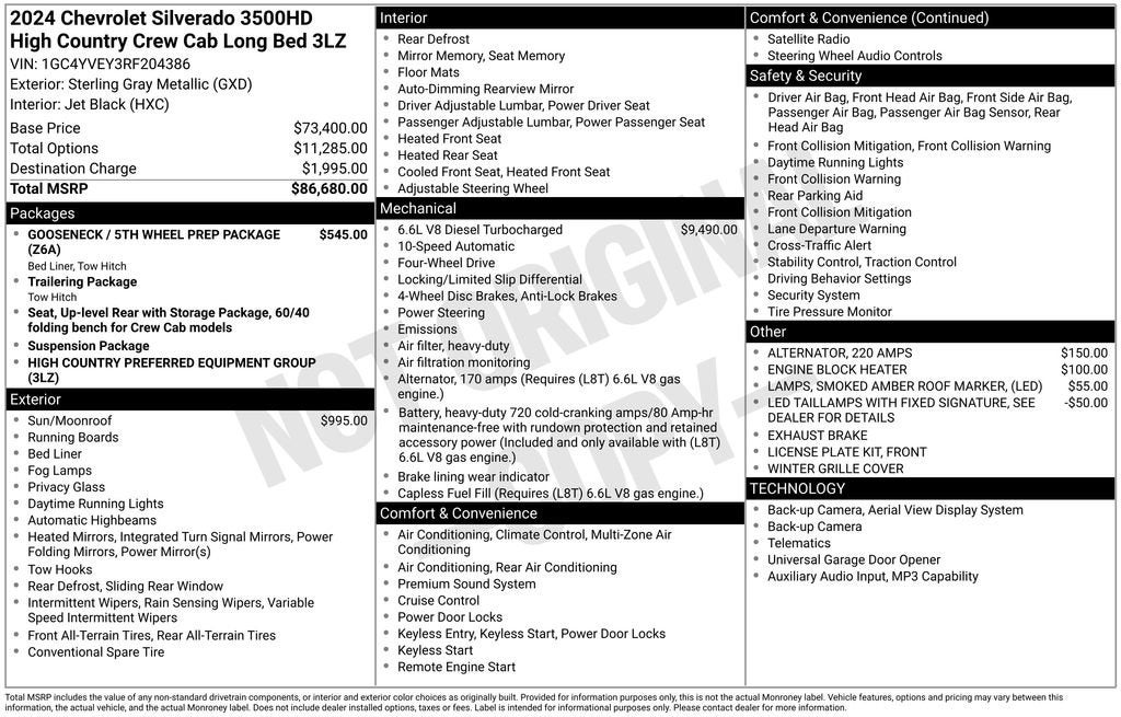 2024 Chevrolet Silverado 3500 HD High Country