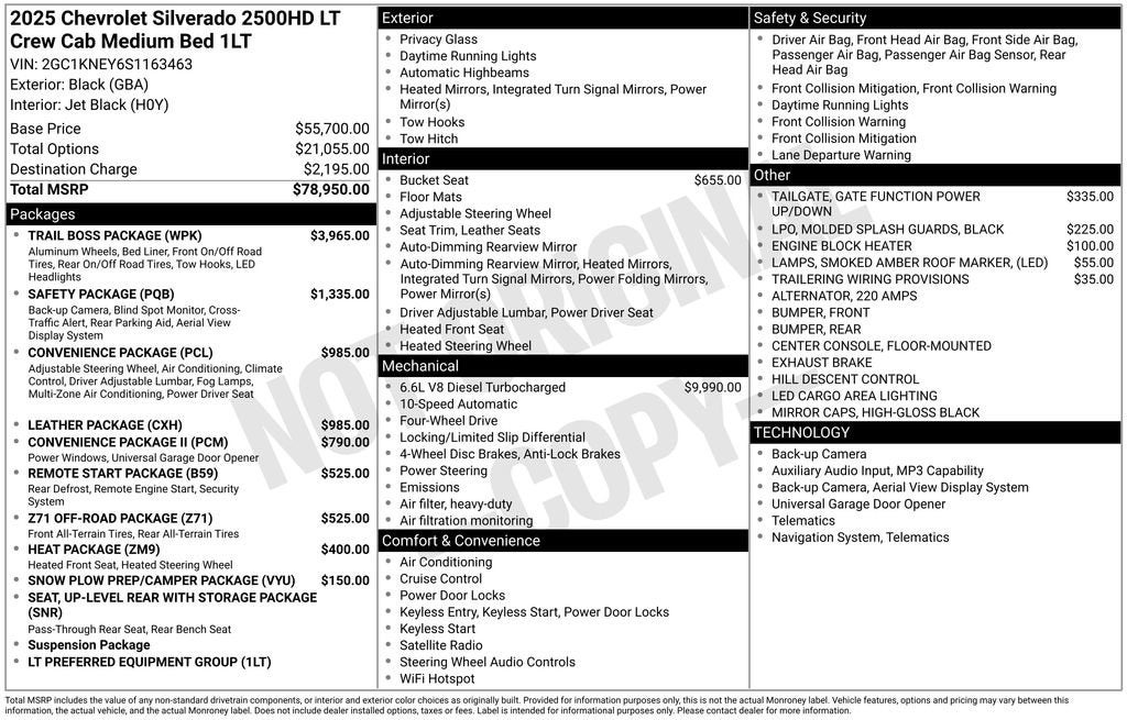 2025 Chevrolet Silverado 2500 HD LT