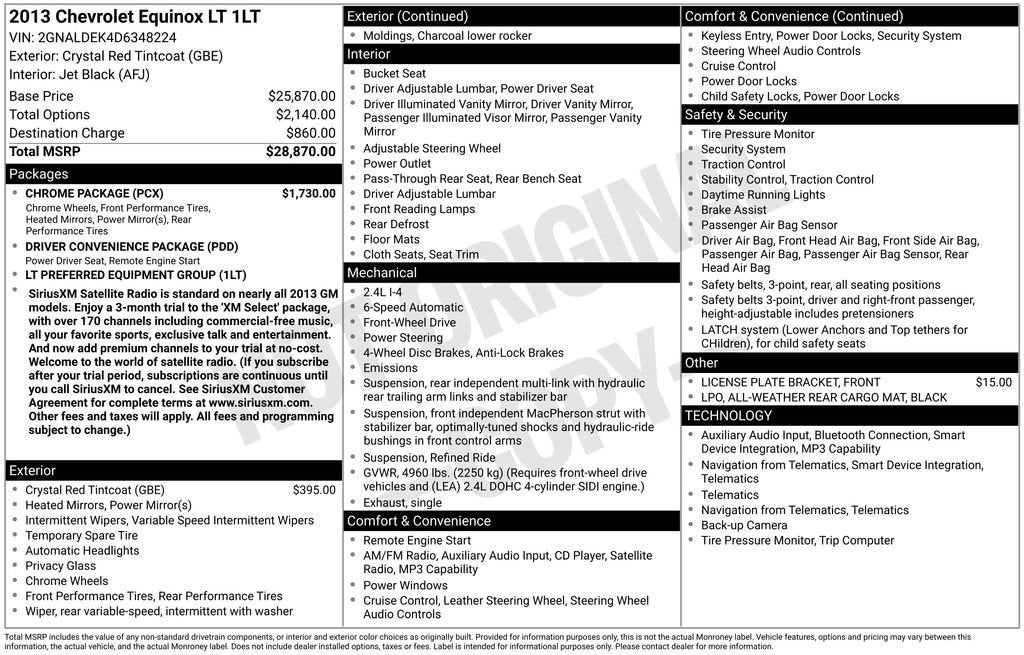 2013 Chevrolet Equinox LT
