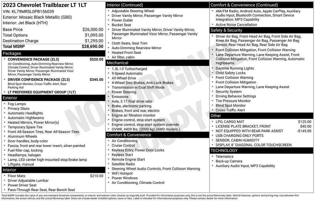 2023 Chevrolet Trailblazer LT