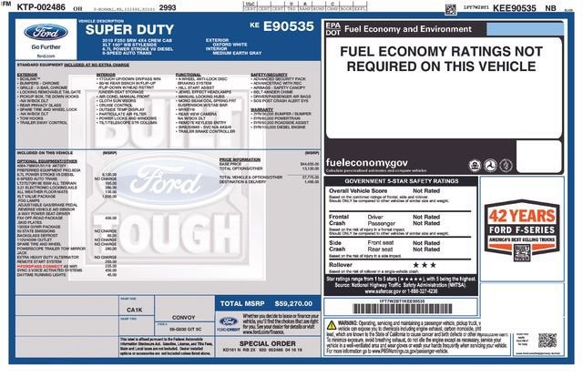 2019 Ford Super Duty F-250 SRW XL