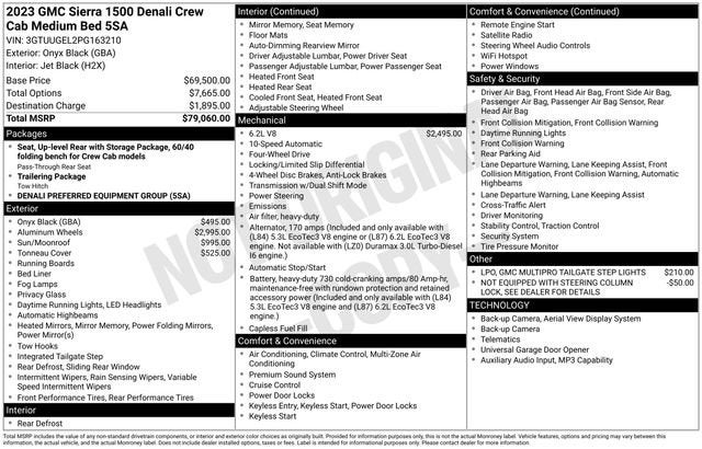 2023 GMC Sierra 1500 Denali