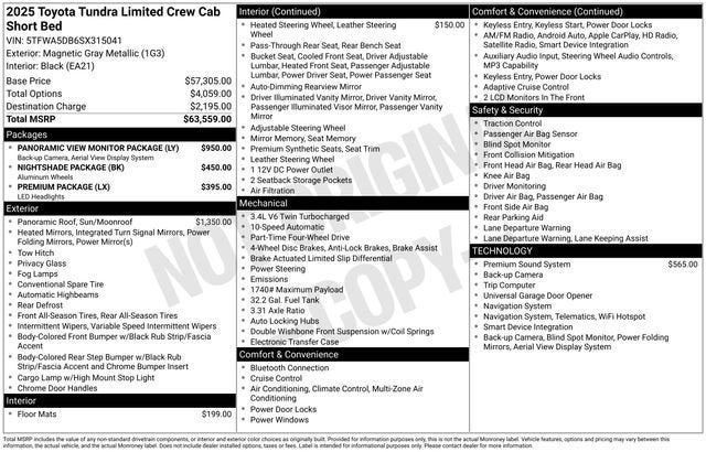 2025 Toyota Tundra 4WD SR5