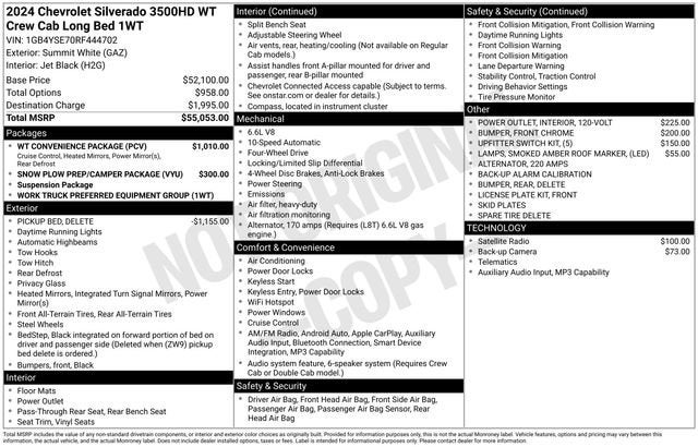 2024 Chevrolet Silverado 3500 HD WT