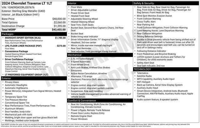 2024 Chevrolet Traverse LT
