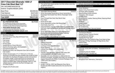 2017 Chevrolet Silverado 1500 LT
