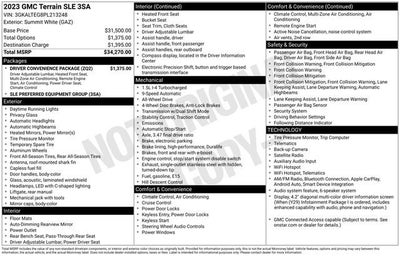 2023 GMC Terrain SLE
