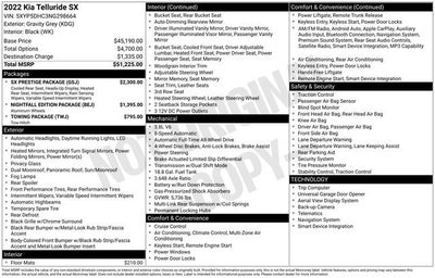 2022 Kia Telluride SX